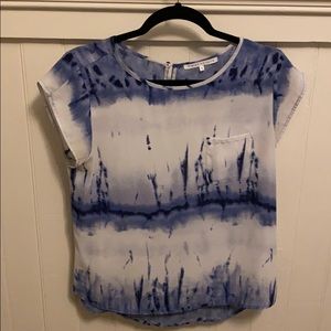 M Blue Tie Dye Blouse